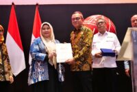 Foto : Acara penyerahan Sertifikat Lisensi BNSP kepada LSP IKEPAMI di Jakarta. Acara ini dihadiri oleh berbagai pemangku kepentingan industri pasar modal, termasuk perwakilan dari OJK, PT Bursa Efek Indonesia, dan asosiasi terkait, Jakarta (3/7/24). (Doc.Ist)