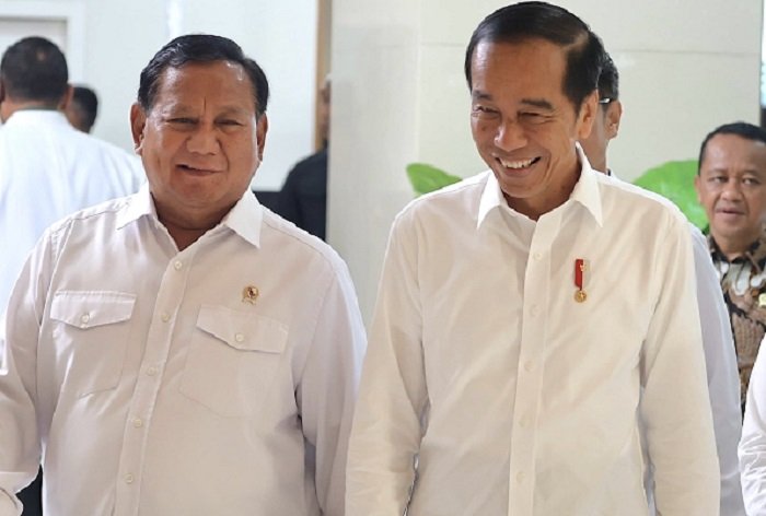 Presiden Terpilih, Prabowo Subianto bersama Presiden Jokowi. (Facebook.com @Prabowo Subianto)
