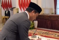 Penunjukan Thomas Djiwandono menjadi Wakil Menteri Keuangan II. (Facebook.com @Setkab RI)