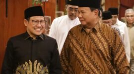 Presiden terpilih Prabowo Subianto Bersama Ketua Umum PKB Muhaimin Iskandar. (Facebook.com @A Muhaimin Iskandar)