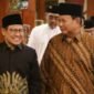 Presiden terpilih Prabowo Subianto Bersama Ketua Umum PKB Muhaimin Iskandar. (Facebook.com @A Muhaimin Iskandar)