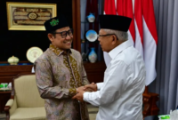 Wakil Presiden Ri, KH. Ma’ruf Amin bersama Ketua Umum Partai Kebangkitan Bangsa (PKB) Muhaimin Iskandar. (Dok. Wapresri.go.id)