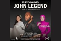 Konser John Legend Menghadirkan Tamu Spesial Siti Nurhaliza & Yura Yunita
di Sentul International Convention Center ( SICC), Bogor (6/10/24).(Doc.Ist)