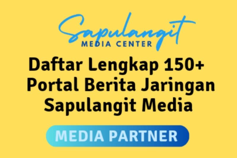 Daftar lengkap 150 portal berita anggota jaringan Sapulangit Media Center (SMC). (Dok Sapulangit.com/Budipur)