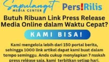 Sapulangit Media Center (SMC) melayani jasa manajemen reputasi, pencitraan dan pemulihan nama baik melalui implementasi publikasi press release di jaringan media online. Informasi lebih lanjut, hubungi 0853 1555 7788 (WhatsApp). (Dok. Sapulangit.com).
