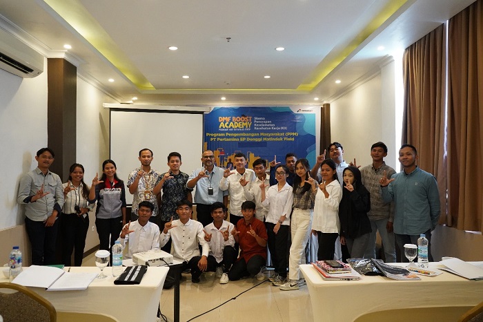 15 peserta SMK Teknik di Banggai resmi menyelesaikan pelatihan sertifikasi K3 dari Pertamina EP. (Dok. PEP DMF)