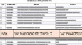 FDA Device Master File Information